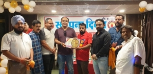 रक्तदाता सम्मान समारोह में नवदृष्टि फाउण्डेशन के सदस्य हुए सम्मानित