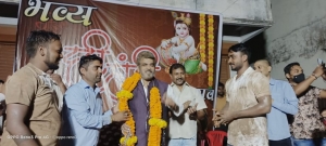 शंकर नगर युवा साथियों द्वारा आयोजित की गई भव्य दही हांडी महोत्सव..