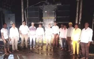 रवेली उपकेन्द्र में 5 एम.व्ही.ए. का नया पाॅवर ट्रांसफार्मर को किया गया ऊर्जीकृत