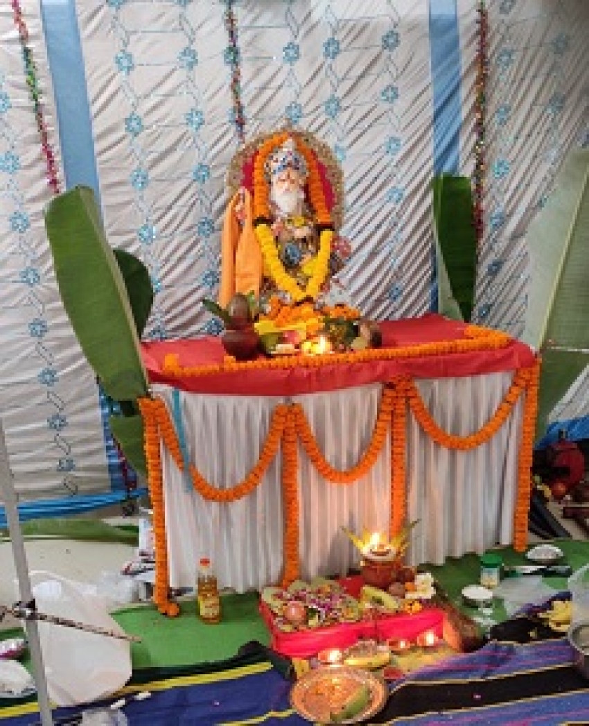 सृजन के देवता की अराधना