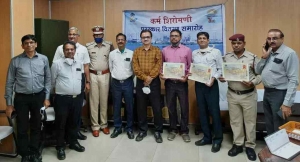 सर्विसेस संगठन के कर्मचारी कर्म शिरोमणि पुरस्कार से सम्मानित