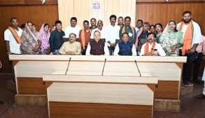 राजनांदगांव के नागरिक प्रतिनिधिमंडल ने की मुख्यमंत्री से सौजन्य भेंट:प्रयास विद्यालय, नालंदा परिसर सहित विभिन्न विकास कार्यों के लिए जताया आभार