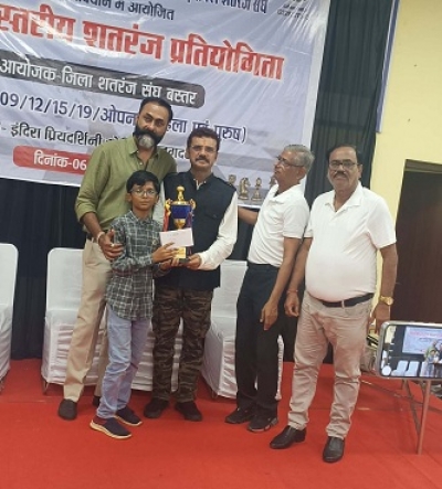 संभाग स्तरीय शतरंज प्रतियोगिता में अर्सलान खान का शानदार प्रदर्शन — U12 वर्ग में दूसरा स्थान, परिवार और जिले का बढ़ाया मान