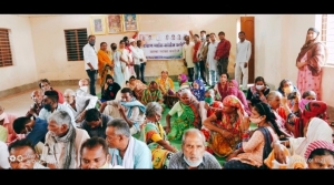 दक्षिण ब्लॉक कांग्रेस कमेटी द्वारा नेत्र जाँच शिविर आयोजन,190 लोगों का हुआ नेत्र परीक्षण