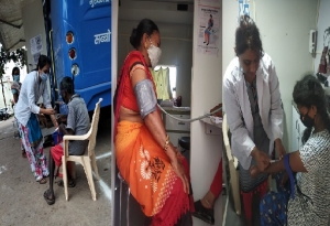 भिलाई क्षेत्र में संचालित मोबाइल मेडिकल यूनिट के स्वास्थ्य शिविर   अब तक 46574 लोगों का हो चुका है इलाज